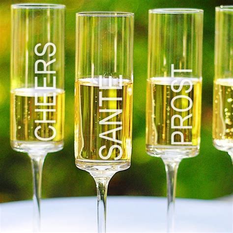 Cheers! Champagne Flutes » Petagadget