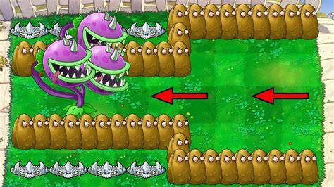 99 Chomper Vs Giga Gargantuar Vs Dr Zomboss Plants Vs Zombies Hack