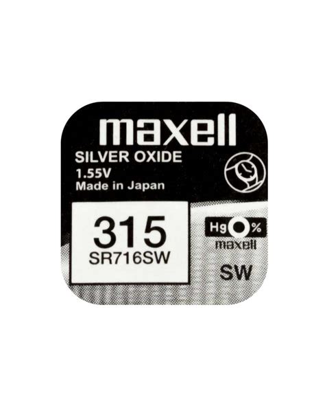 SR716SW (315) 10 Pcs - Maxell