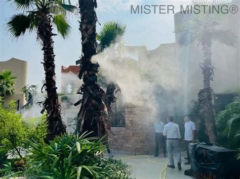 Mister Misting High Pressure Fogging System Psi Fine Droplets For