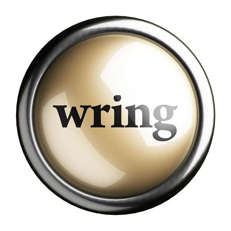 Wring Word On Isolated Button Stock Photo At Vecteezy