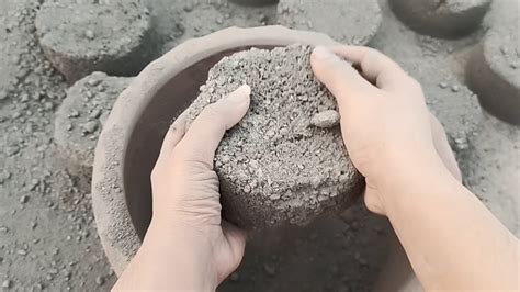 Asmr Gritty Charcoal Ashes Dry Crumbling In Clay Pot Floor