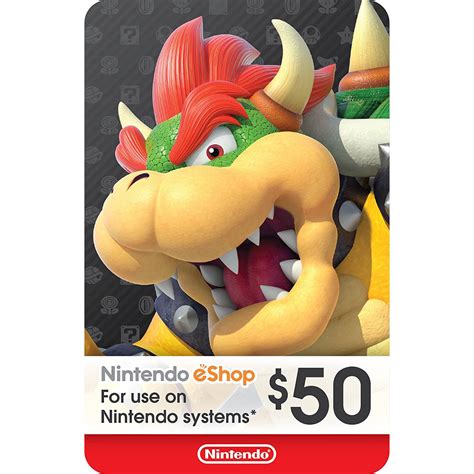 50 Nintendo EShop Gift Card US