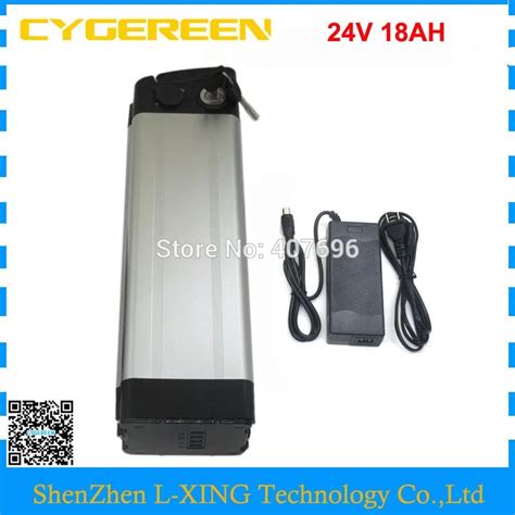 Rechargeable 500w 24v 18ah Li Ion Battery Pack 24 V Silver Fish Battery