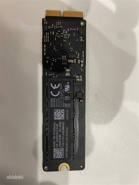 Оригинальный SSD диск Apple MJ-JPV2560/0A3 для MacBook - Jõhvi, Jõhvi ...