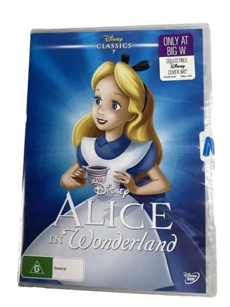 Alice In Wonderland Disney Classics Dvd Brand New Free