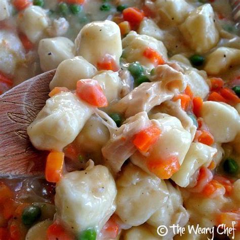 Bisquick Chicken and Dumplings - The Weary Chef