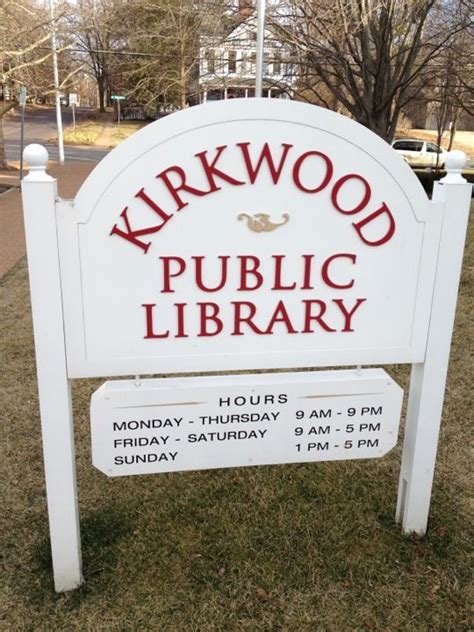 Kirkwood Public Library | Public library, Library, Kirkwood