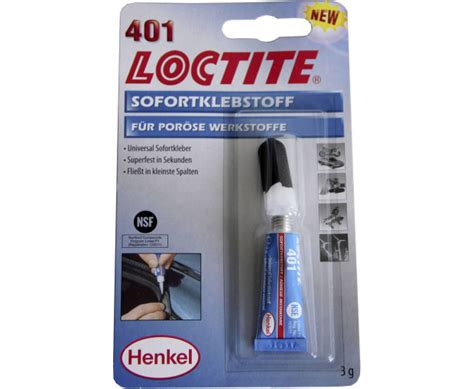 Секундно лепило Loctite 401 - 3g
