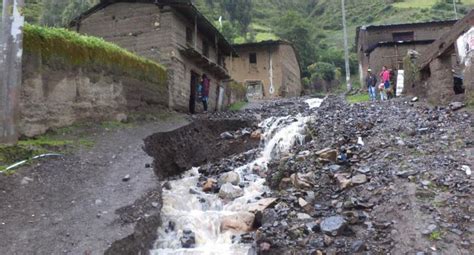 Indeci Distritos De La Sierra Est N En Riesgo Por Precipitaciones