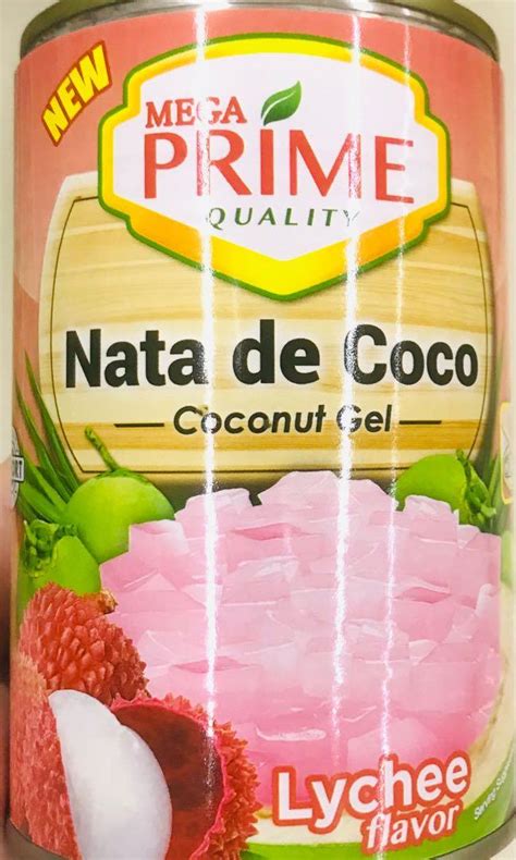 Mega Prime Nata De Coco Coconut Gel G Food Drinks Packaged