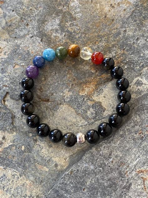 V Ritable Bracelet Chakras Pierres Naturelles Cr Ations De Sylvie