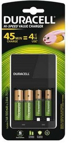 Зарядний пристрій Duracell CEF14 + AA/HR06 NI-MH 1300 mAh BL 2шт + AAA ...