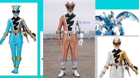 Dino Fury Silver Brown Cyan Knight Rangers Concepts Youtube