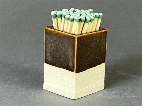 Ceramic Matchstick Holder Ceramic Match Striker Match Etsy