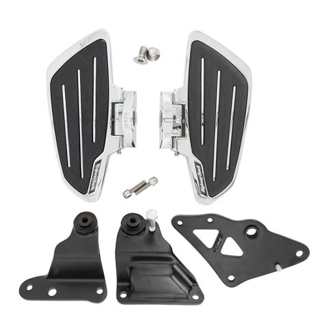 Highway Hawk Floorboard Set For Rider New Tech Glide Chrome Kawasaki