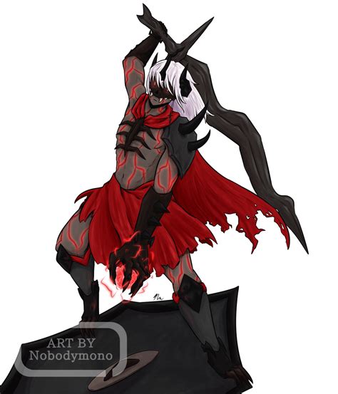 I Got Inspired By The Death Knight Design Both The Ln And The Anime