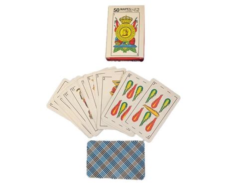 Cartas Naipes estilo español x50 MANTIS DESCARTABLES