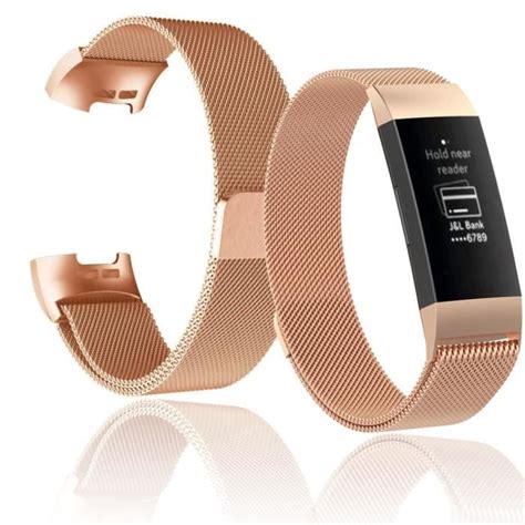 Bracelet Milanais Compatible Avec Fitbit Charge 3 Fitbit Charge 4