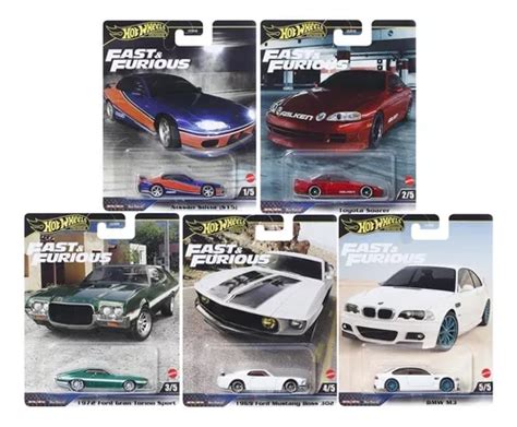 Hot Wheels Premium Serie De 5 Autos Rápidos Y Furiosos Envío gratis
