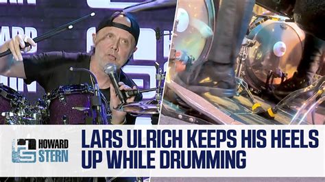 Watch How Lars Ulrich Drums With 2 Feet Both Heels Up YouTube