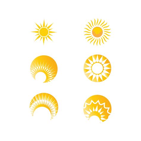 Sun Vector illustration Icon Logo Template design 4448373 Vector Art at ...