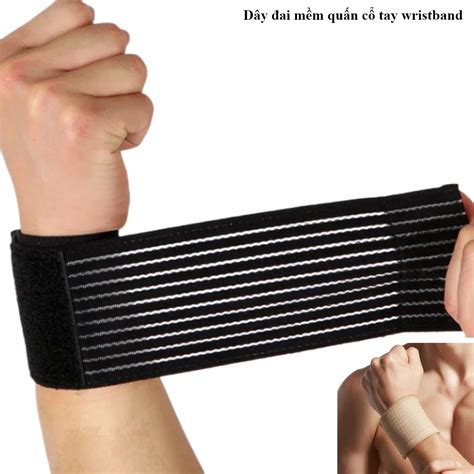 kaday dai thun mem quan ho tro  tay wristband dau khop  tay