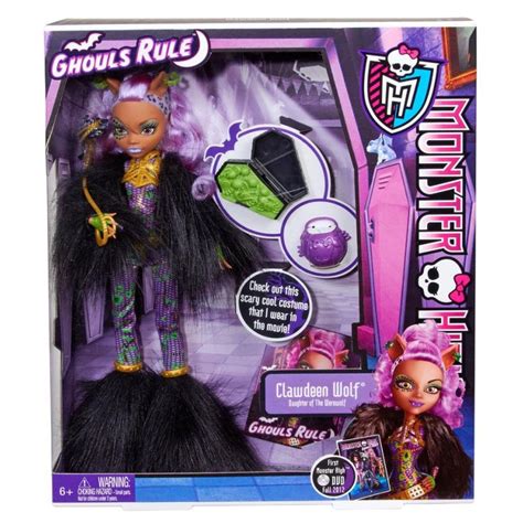 Monster High Puppe Mega Monsterparty Clawdeen Wolf Cardport