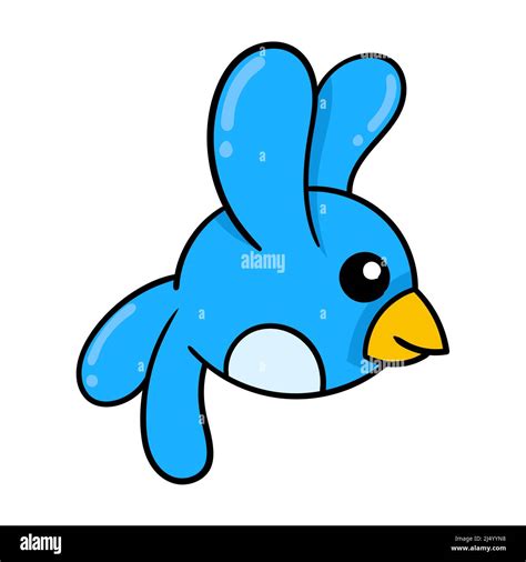 blue bird is flying Stock Vector Image & Art - Alamy