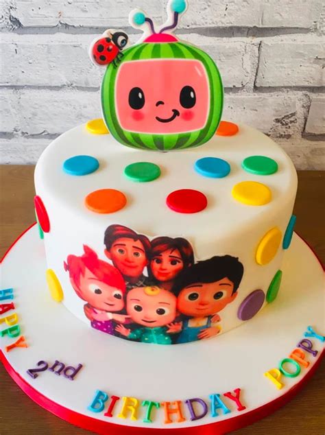 cocomelon photo print cake  van flores blog