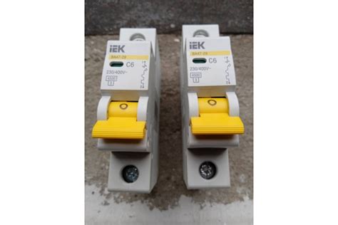Автоматический выключатель IEK ВА47-29 1п, 6А, "С", 4.5кА MVA20-1-006-C ...