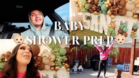 BABY SHOWER PREP VLOG YouTube