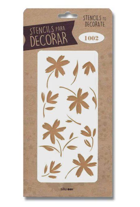 Stencil Flores 1002 SILU Tienda Online Nombres De Madera Personalizados