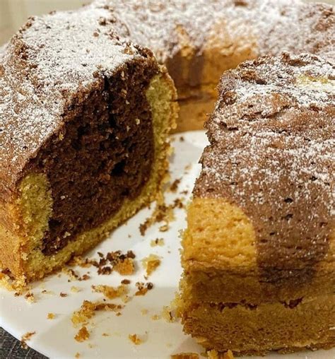 Ciambella Nuvola Di Yogurt Della Nonna Variegata Al Cacao Dolce Facile