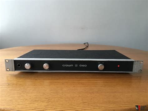 Vintage Crown D60 Stereo Amp For Sale Us Audio Mart