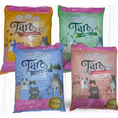 Jual PASIR KUCING GUMPAL WANGI TARO CAT LITTER 25 L GRAB GOSEND