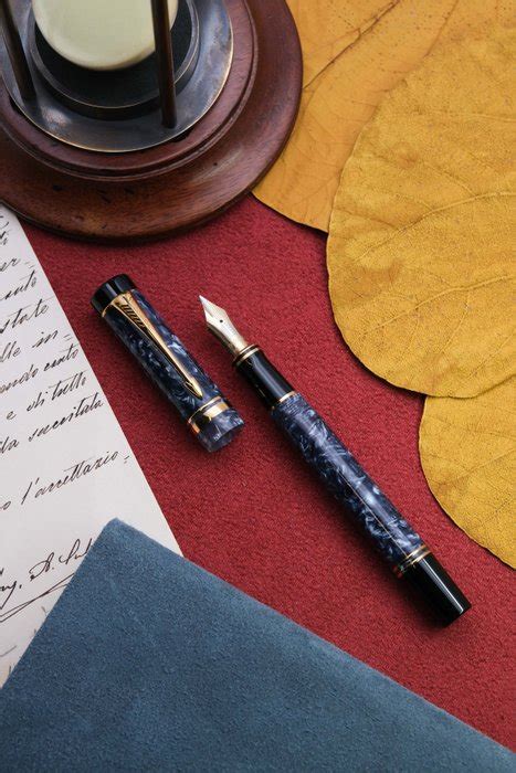 Parker Duofold MK1 Centennial Blue Stylo à plume Catawiki