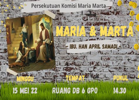 Persekutuan Komisi Maria Marta Maria Marta Gereja Presbyterian