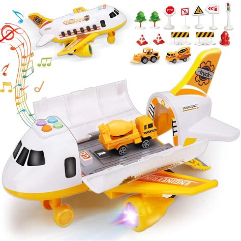 Aircraft Toys Mini Construction Car Helicopter Boy Toys Toddler ...