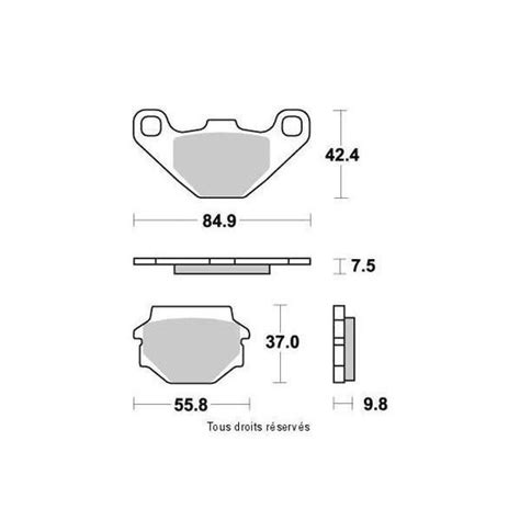 Plaquette De Frein Kyoto Pour Moto Aprilia 125 RX 1989 1990 AR