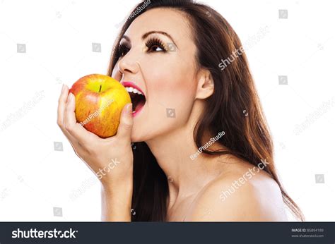 Nude Woman Beautiful Attractive Profile Long Stock Photo Edit Now 85894189