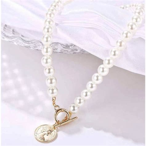 Buy Send Necklace Pearl With Toggle Clasp Single Piece Online Igp