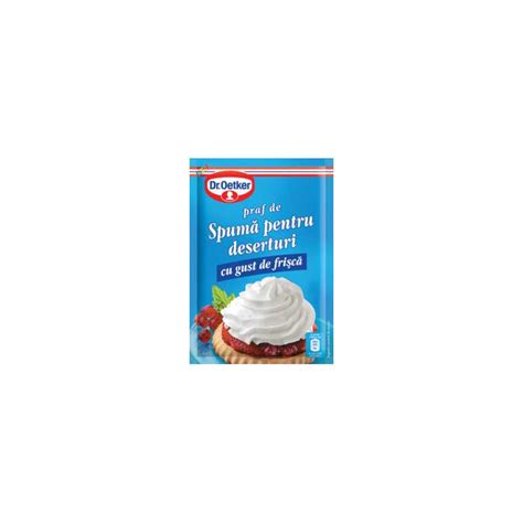 DR OETKER SPUMA DESERT CU GUST FRISCA 48G 30 BAX POLVERE PANNA