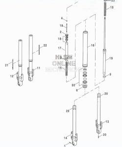 Kit De Empaques Barras Delanteras Para Harley Davidson MotoRoute Ec