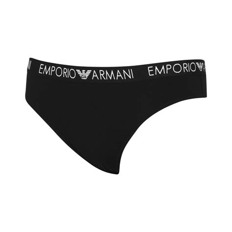 Emporio Armani Underwear Women S Emporio Armani 2 Pack Thong Thong Briefs Flannels