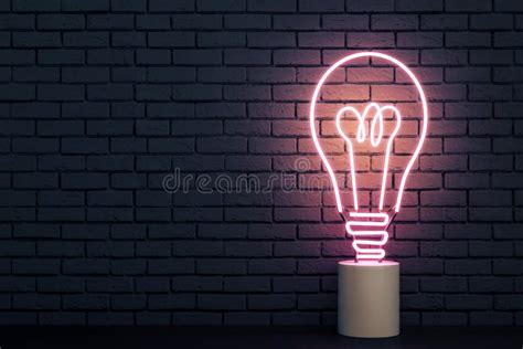 Neon Light Bulb Stock Illustrations Neon Light Bulb Stock