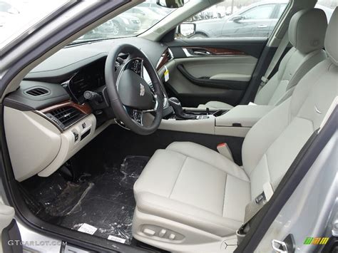 Light Platinum w/Jet Black Accents Interior 2017 Cadillac CTS AWD Photo ...