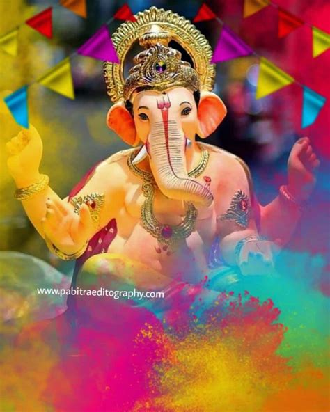 Ganesh Chaturthi Photo Editing Background Online Free Pabitra