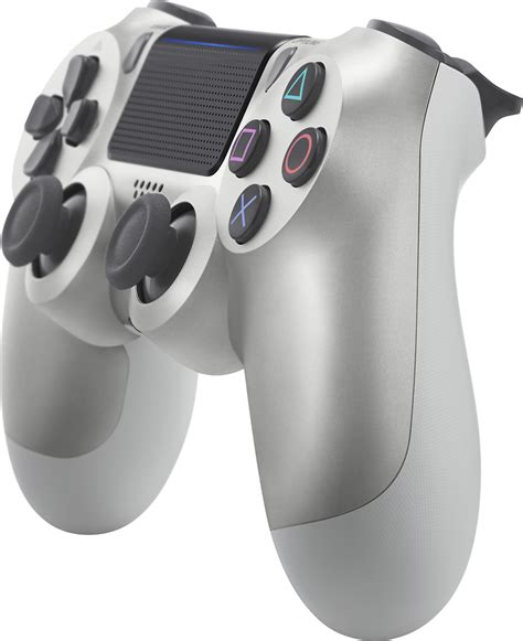 Best Buy: DualShock 4 Wireless Controller for Sony PlayStation 4 Silver ...