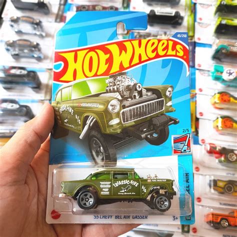 Jual Hot Wheels Hotwheels 55 Chevy Bel Air Gasser Triassic Five Lot B 2022 Shopee Indonesia